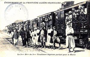 267- Tirailleurs partant pour le Maroc